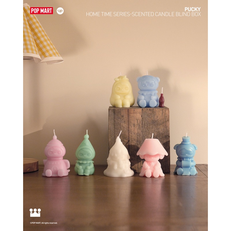 POP MART PUCKY Home Time Series-Scented Candle Blind Box