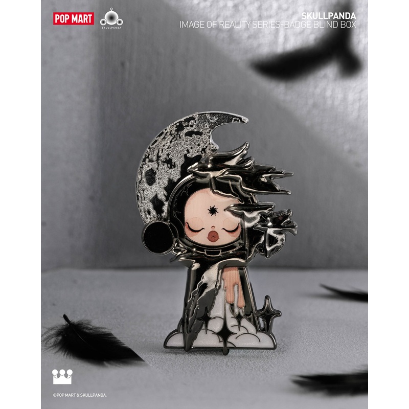 POP MART SKULLPANDA Image Of Reality Series-Badge Blind Box