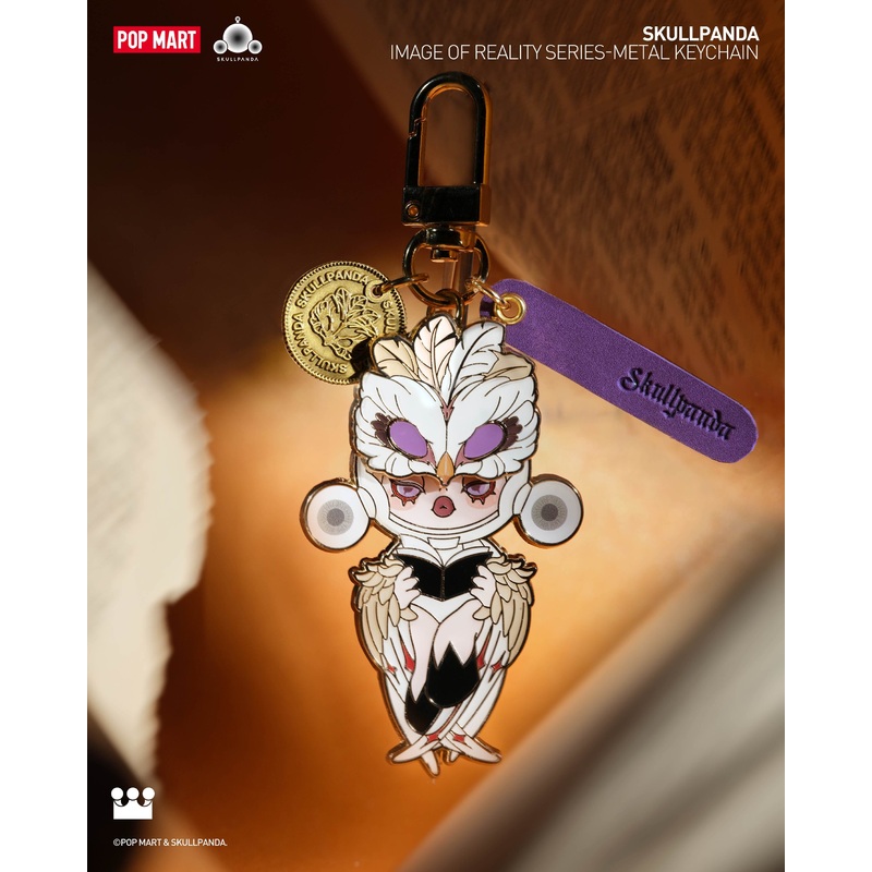 POP MART SKULLPANDA Image Of Reality Series-Metal Keychain