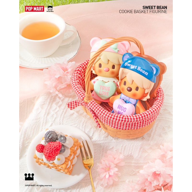 POP MART Sweet Bean Cookie Basket Figurine