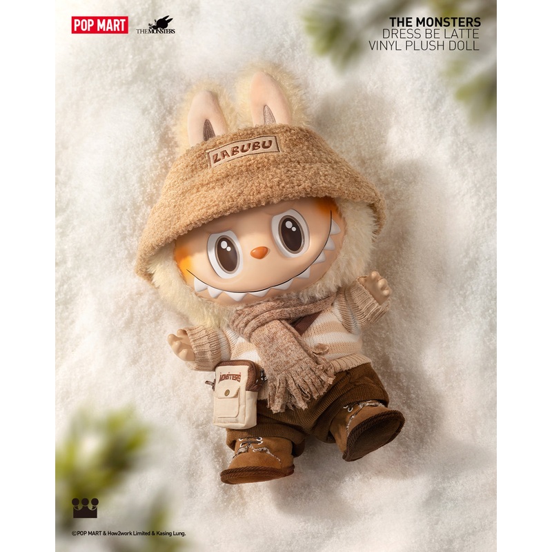 POP MART The Monsters – Dress Be Latte Vinyl Plush Doll