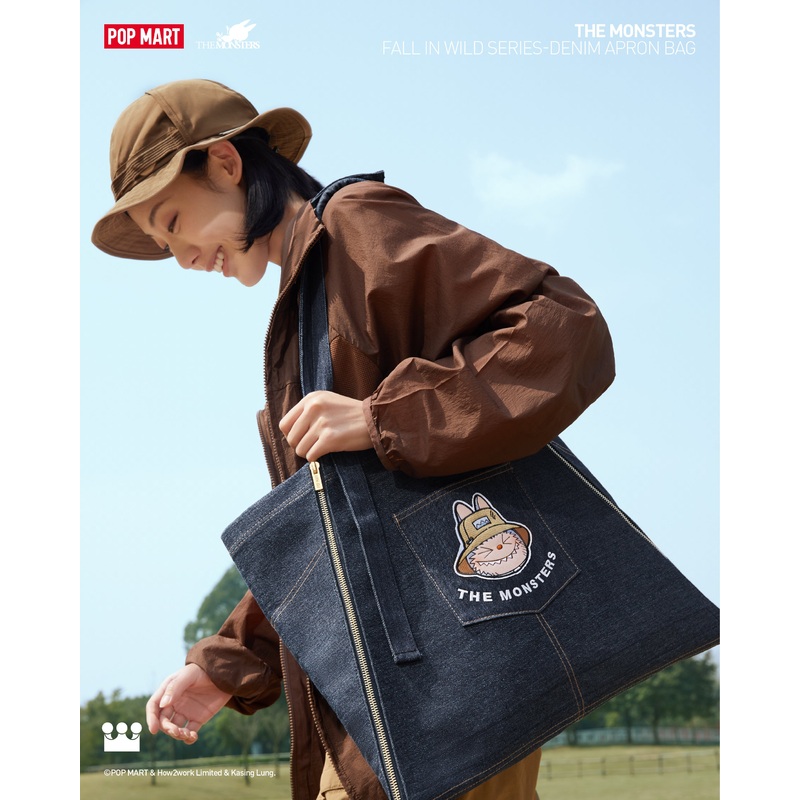 POP MART THE MONSTERS FALL IN WILD SERIES-Denim Apron Bag