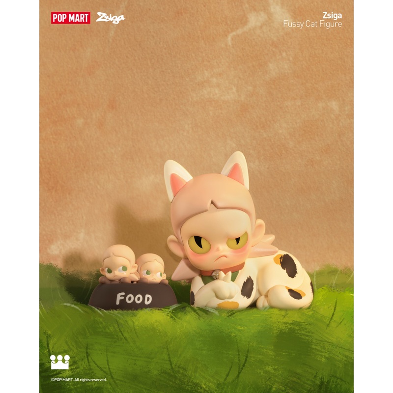 POP MART Zsiga Fussy Cat Figure