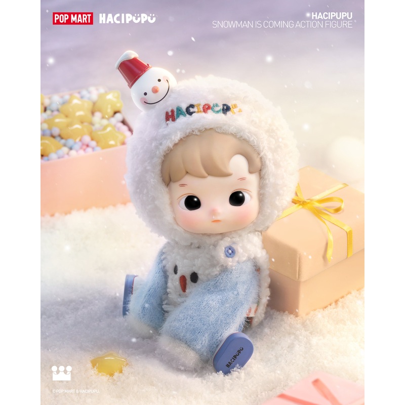 POP MART HACIPUPU Snowman is Coming Action Figure