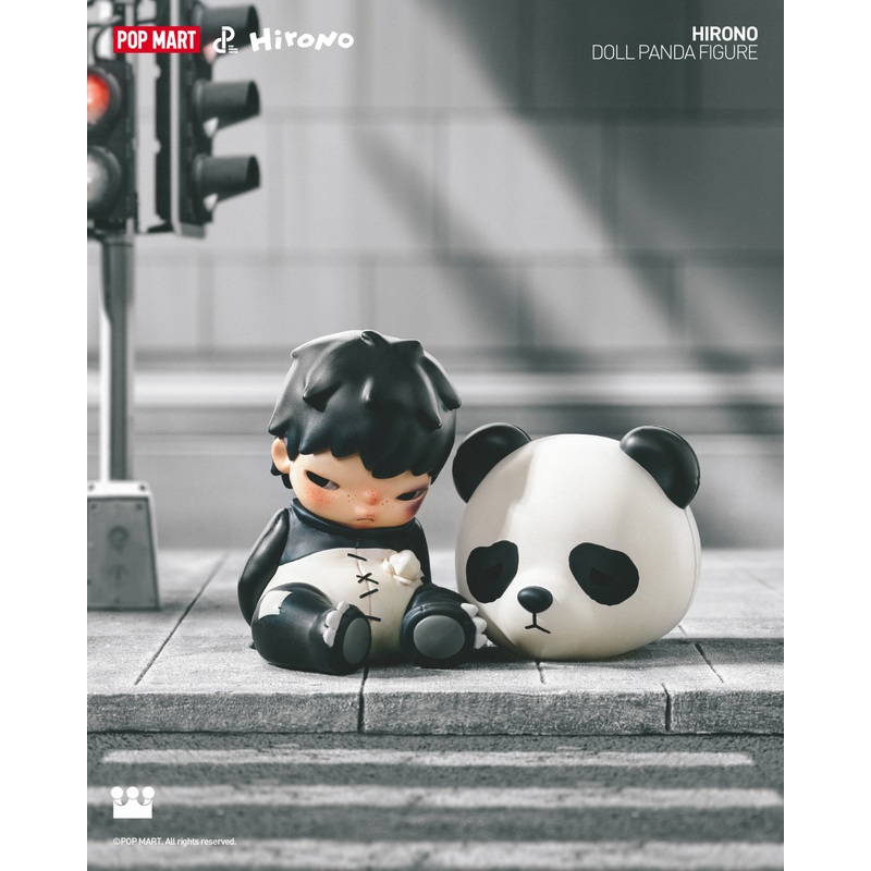 POP MART Hirono Doll Panda Figure
