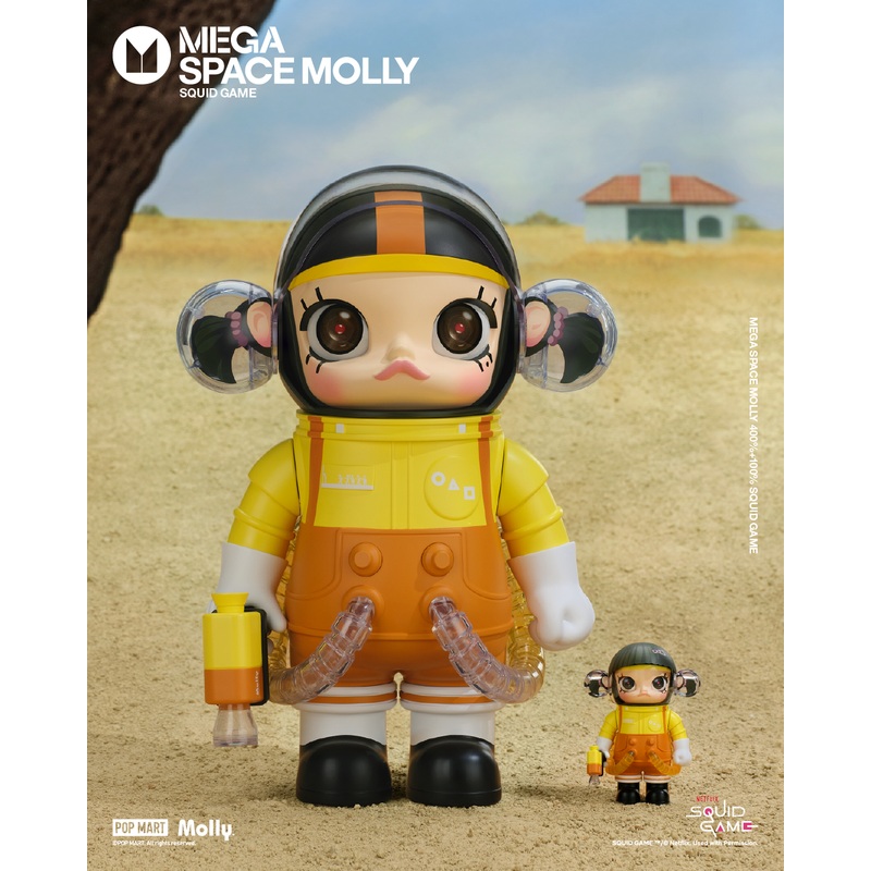 POP MART MEGA SPACE MOLLY 400%+100% Squid Game