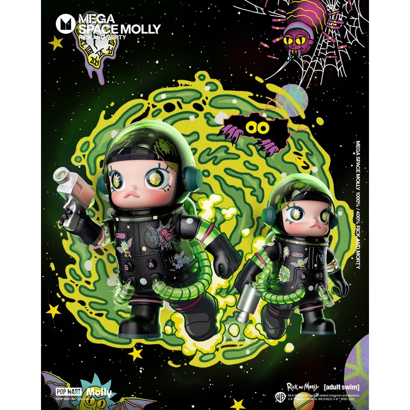 POP MART MEGA SPACE MOLLY 400% Rick and Morty