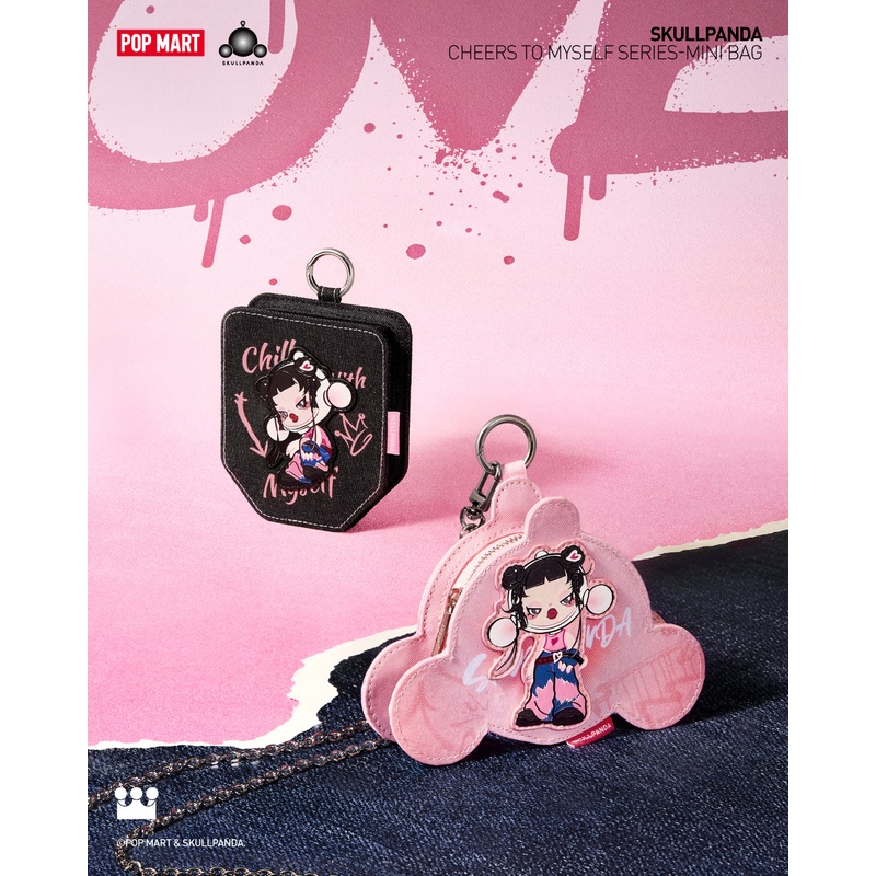 POP MART SKULLPANDA CHEERS TO MYSELF SERIES-Mini Bag