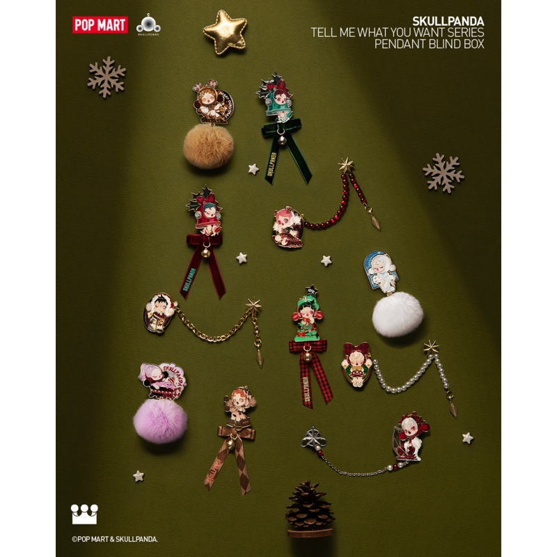POP MART SKULLPANDA Tell Me What You Want Series-Pendant Blind Box