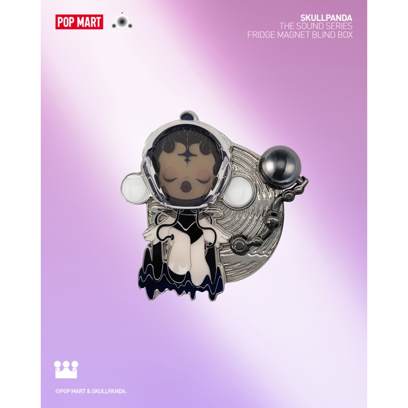 POP MART SKULLPANDA The Sound Series-Fridge Magnet Blind Box