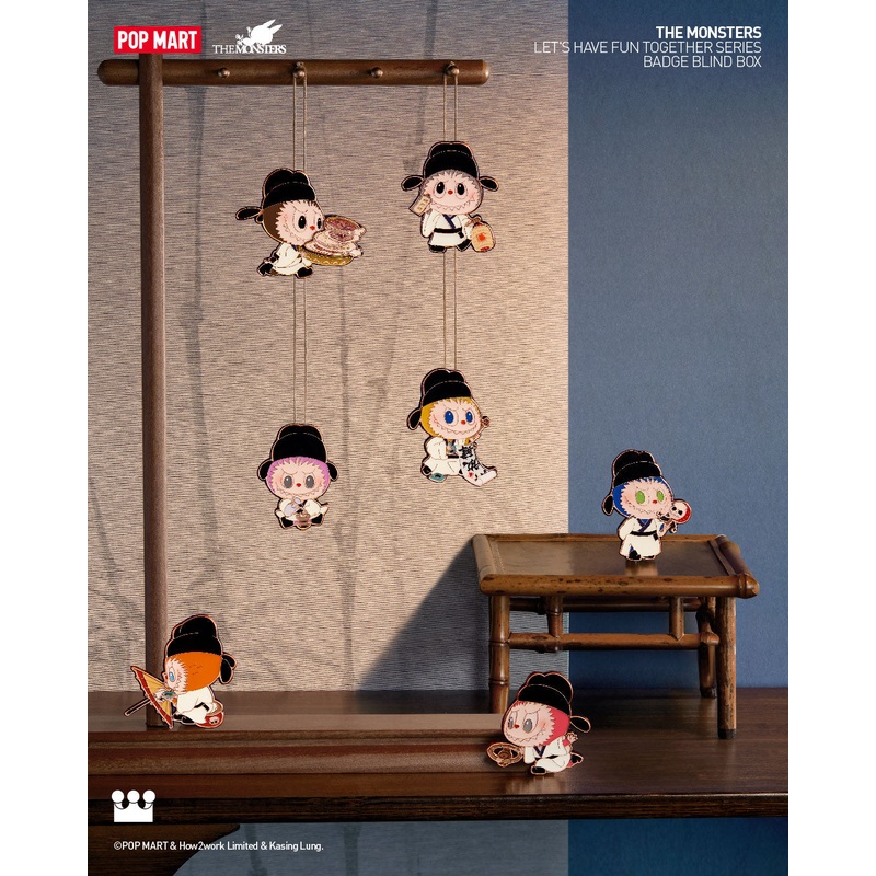 POP MART THE MONSTERS Let’s Have Fun Together Series-Badge Blind Box