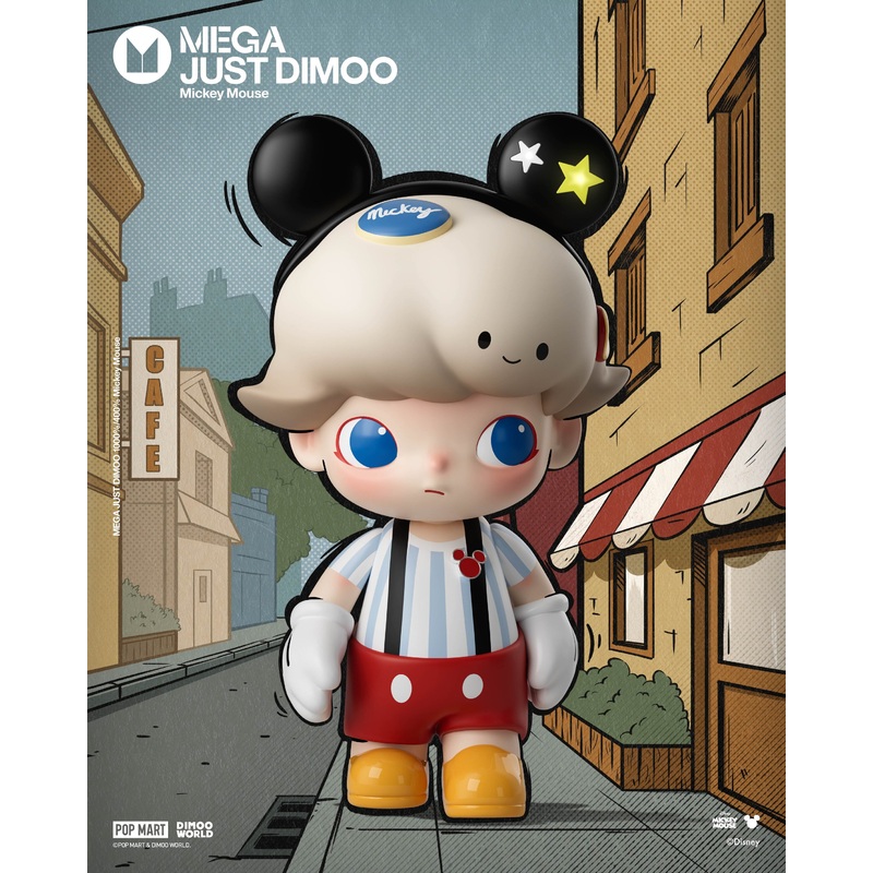 POP MART MEGA JUST DIMOO 1000% Mickey Mouse