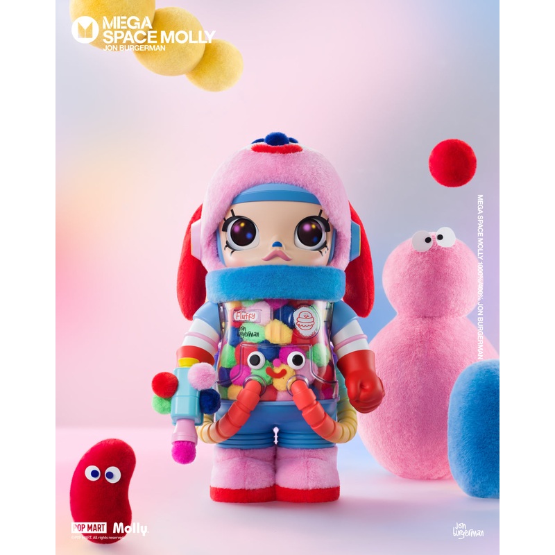 POP MART MEGA SPACE MOLLY 1000% Jon Burgerman