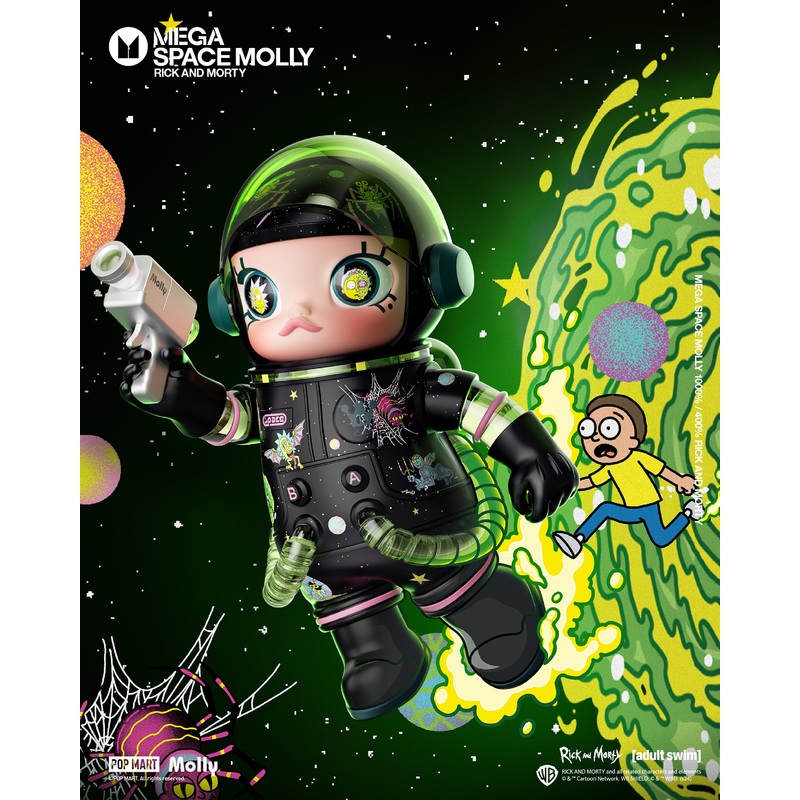 POP MART MEGA SPACE MOLLY 1000% Rick and Morty