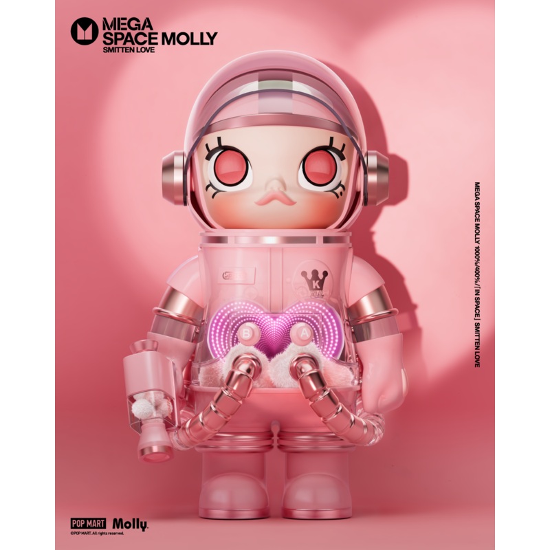 POP MART MEGA SPACE MOLLY 1000% SMITTEN LOVE