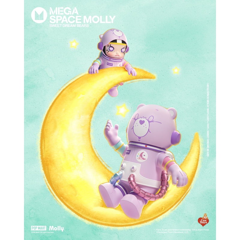 POP MART MEGA SPACE MOLLY 400%+100% Sweet Dream Bears