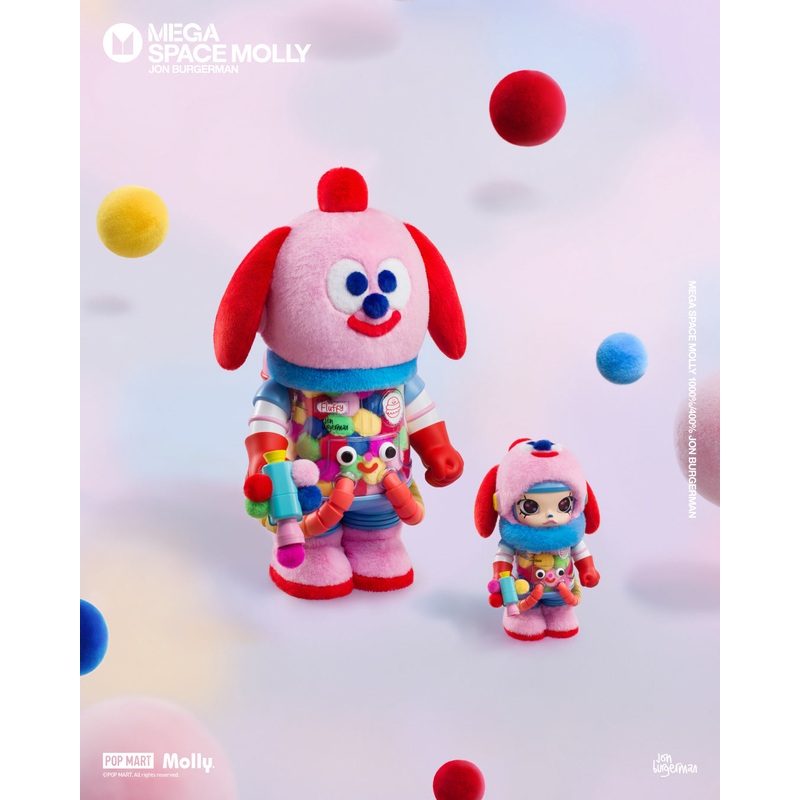 POP MART MEGA SPACE MOLLY 400% Jon Burgerman