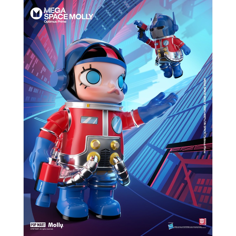 POP MART MEGA SPACE MOLLY 400% Optimus Prime