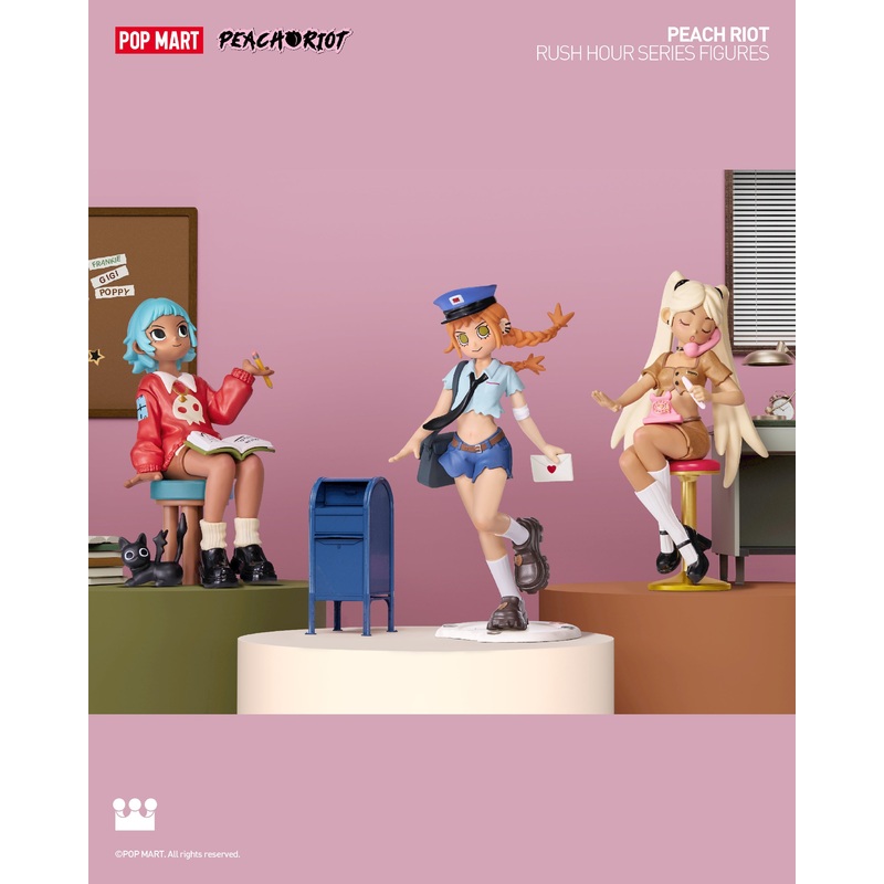 POP MART Peach Riot Rush Hour Series Figures