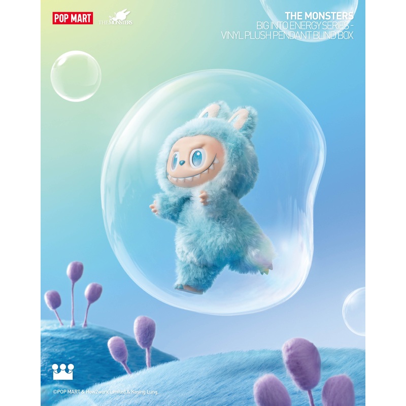 POP MART THE MONSTERS Big into Energy Series-Vinyl Plush Pendant Blind Box