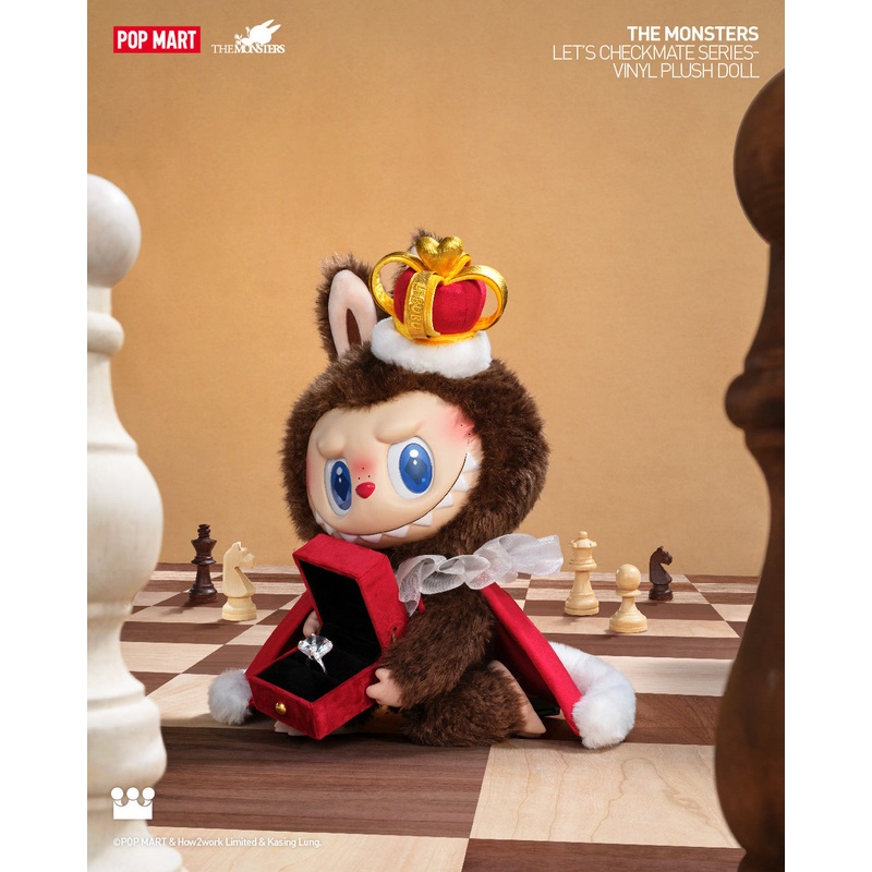 POP MART THE MONSTERS Let’s Checkmate Series-Vinyl Plush Doll